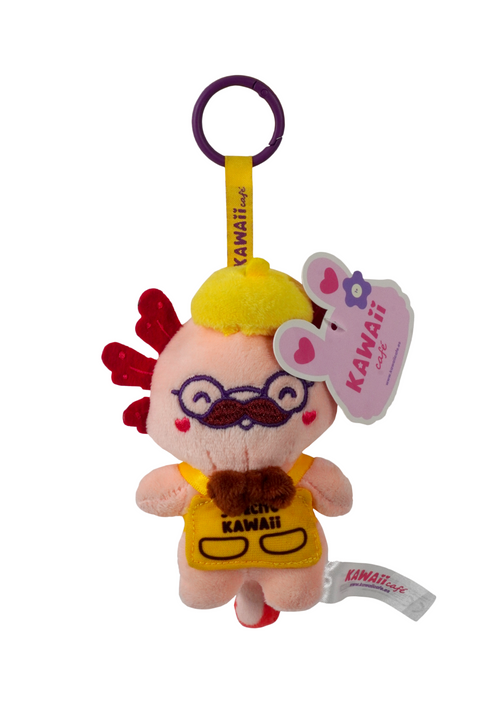 Llavero plushie Jefecito Ajolote