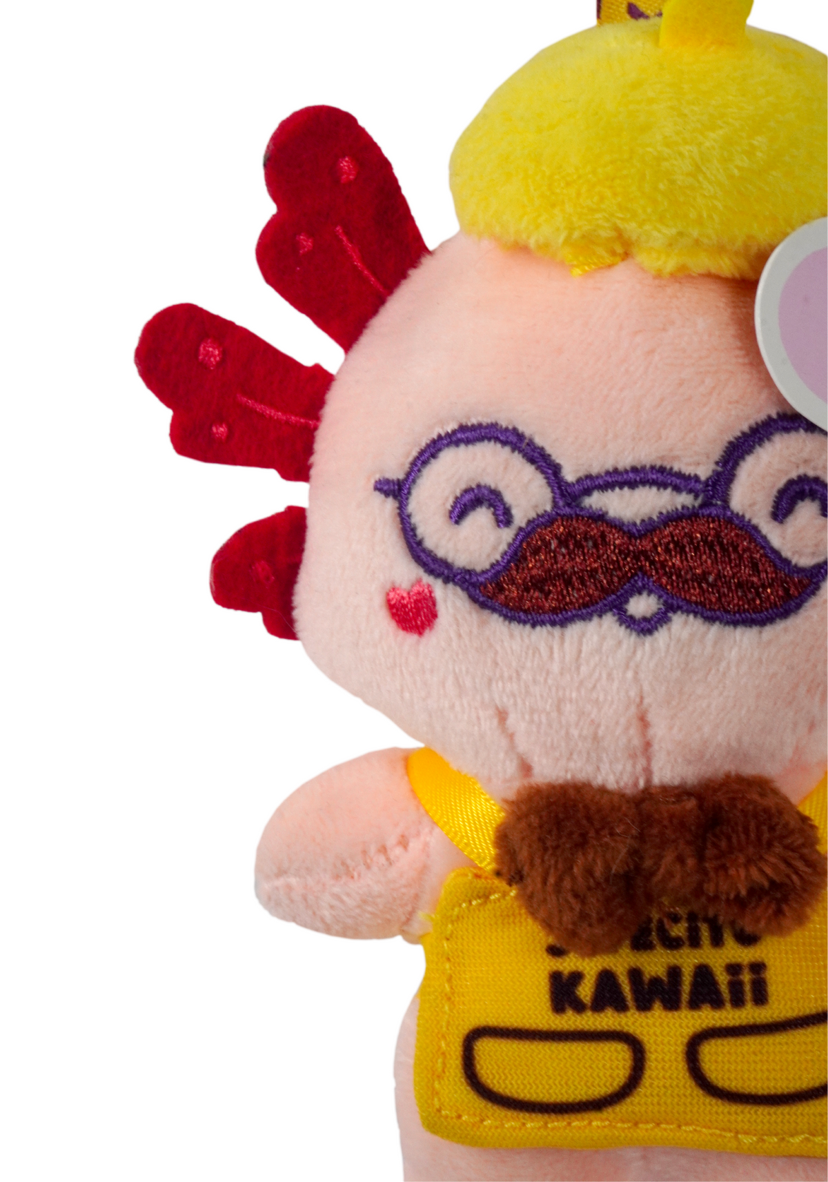 Llavero plushie Jefecito Ajolote
