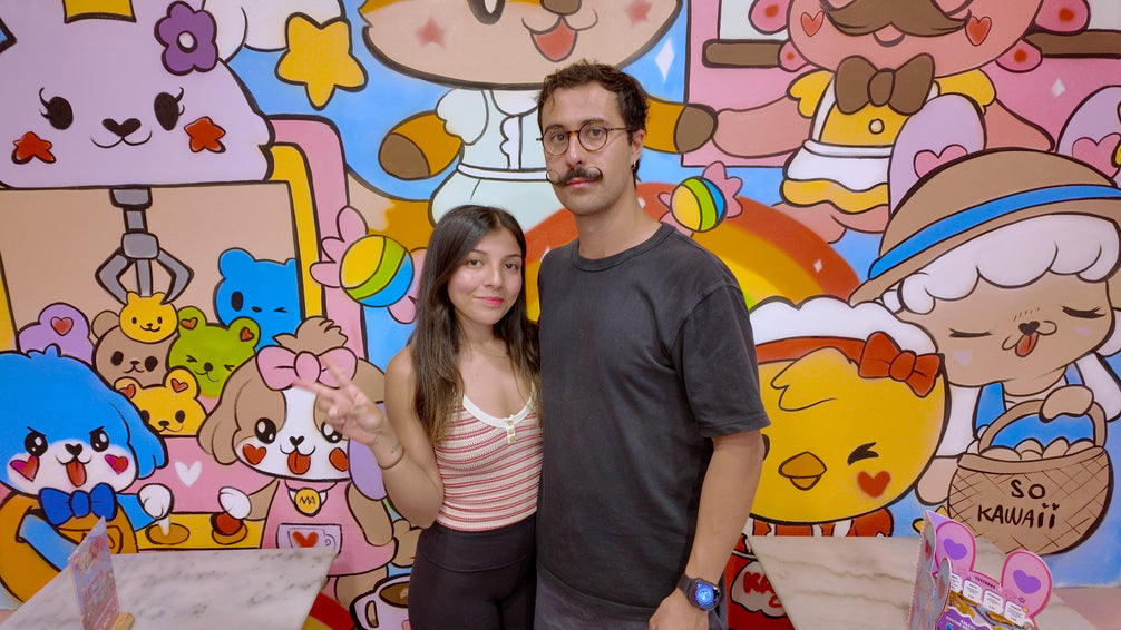 África y Joaquín, fundadores de Kawaii Café