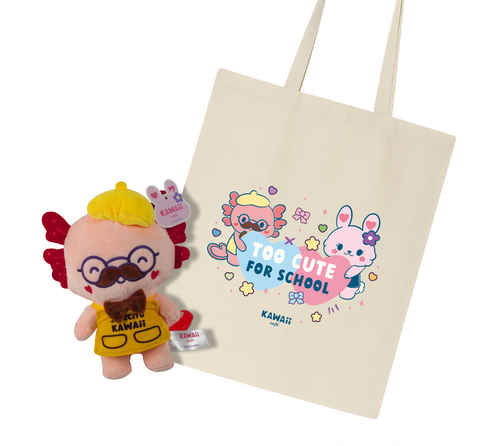 PACK Tote bag + Plushie Jefecito Ajolote