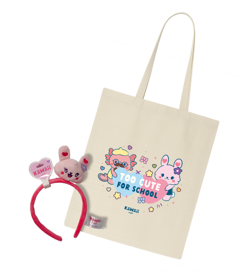 Tote bag + Diadema Pompina